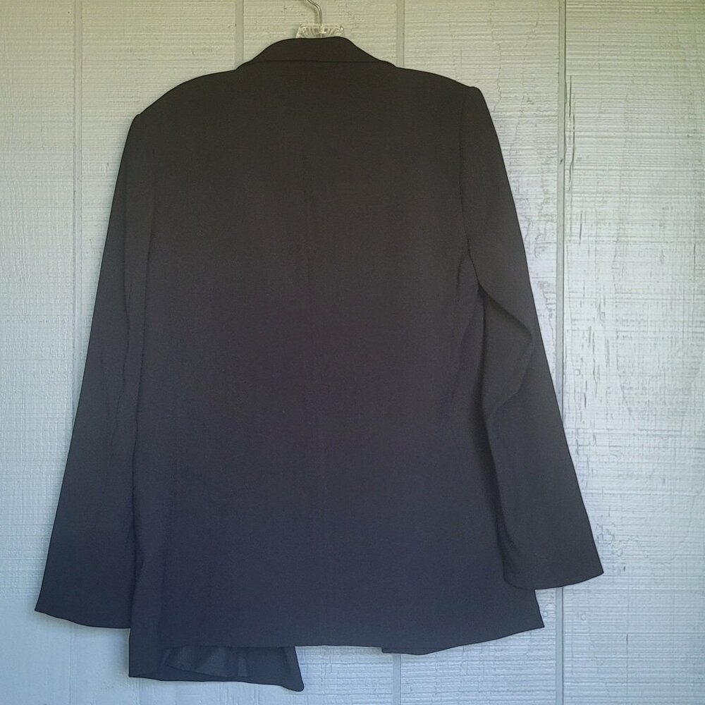 H&M Women's Black Open Front Tailored Career Blazer. Size 8 - Picture 2 of 5